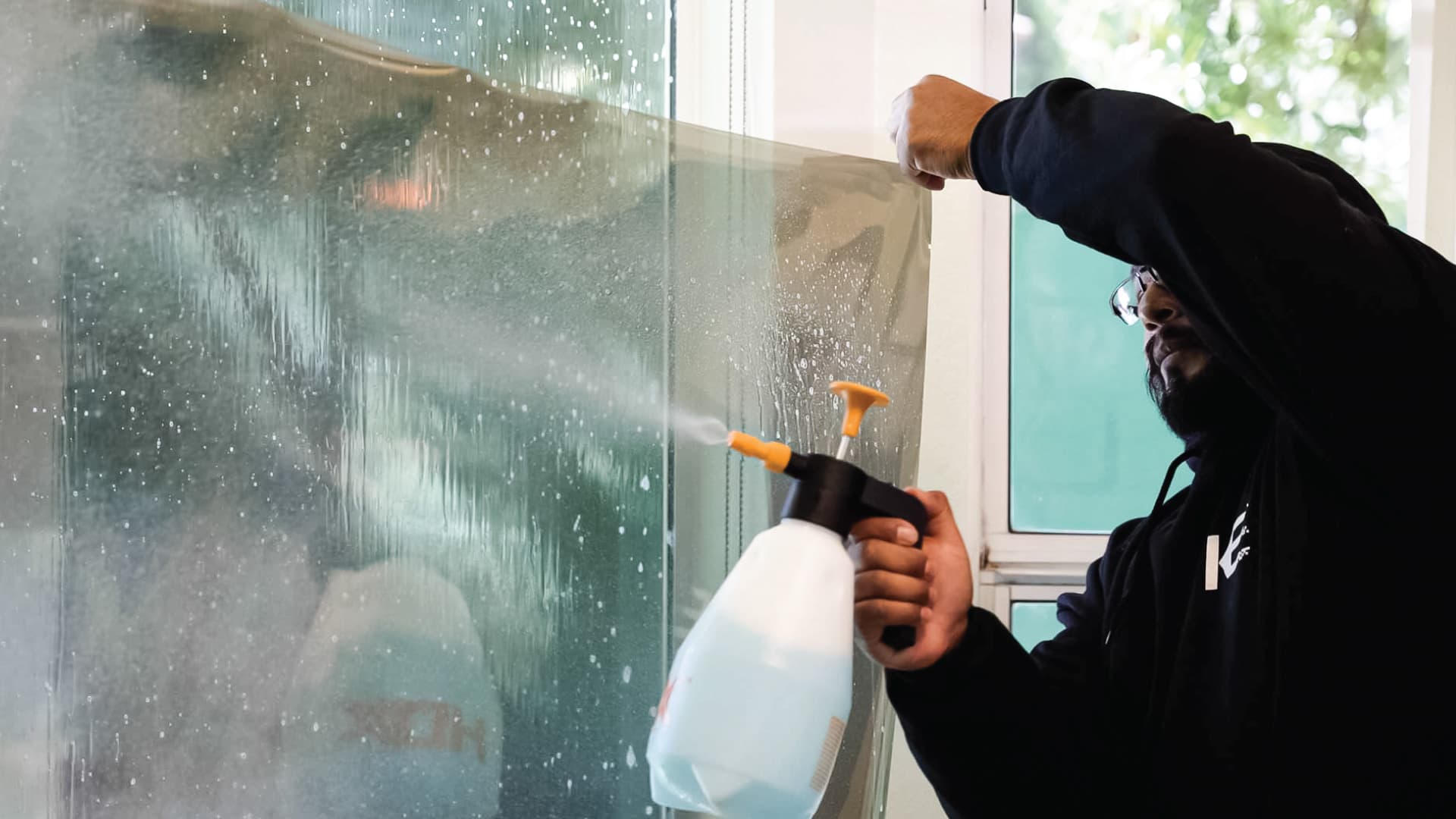 Kepler commercial window film on a modern building