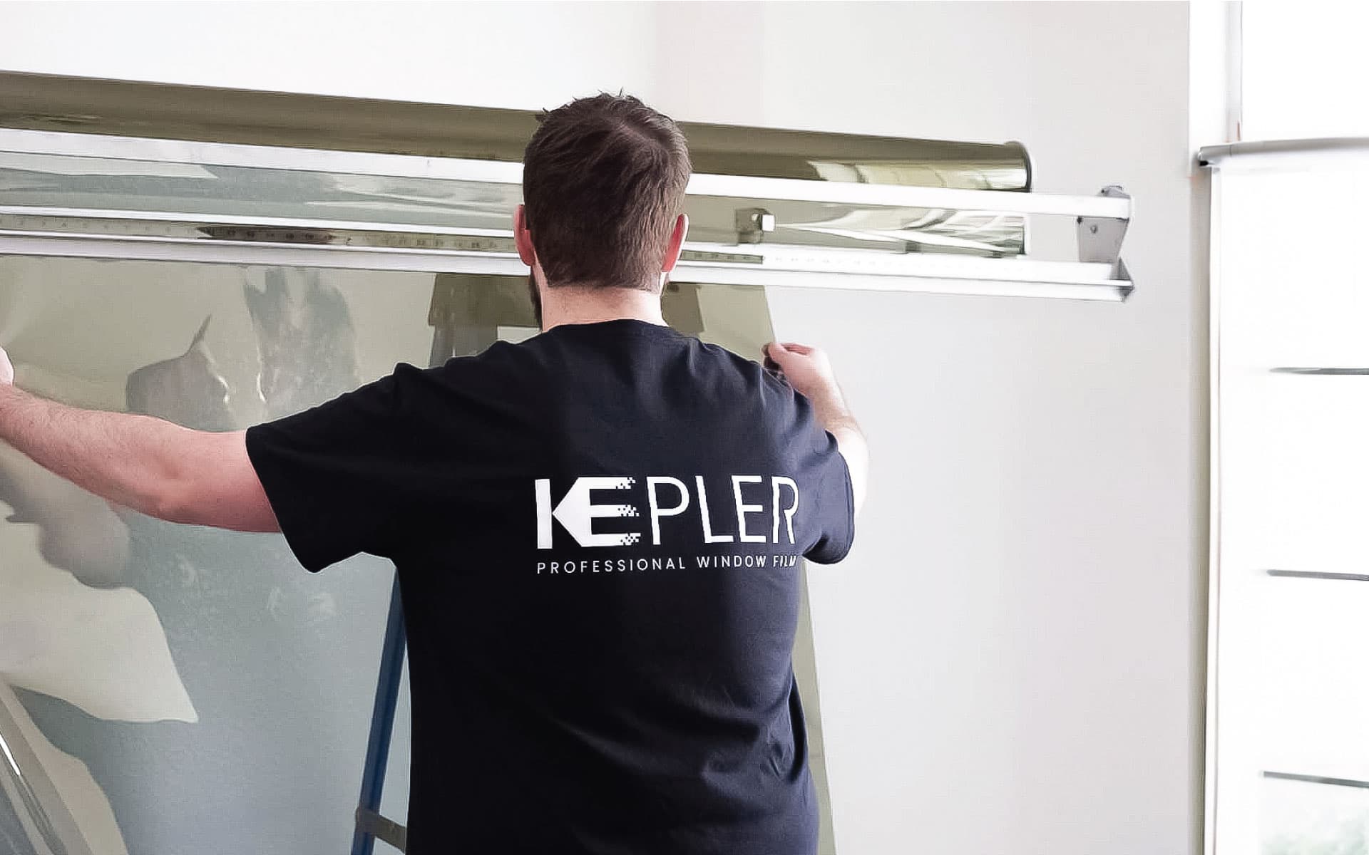 Residential glazing with solar-control film