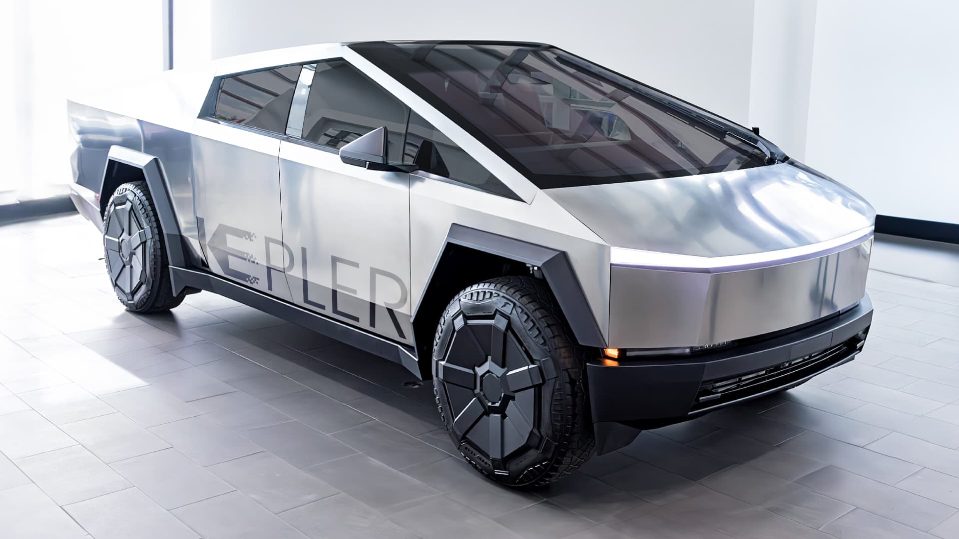 Cybertruck with Kepler ceramic window tint