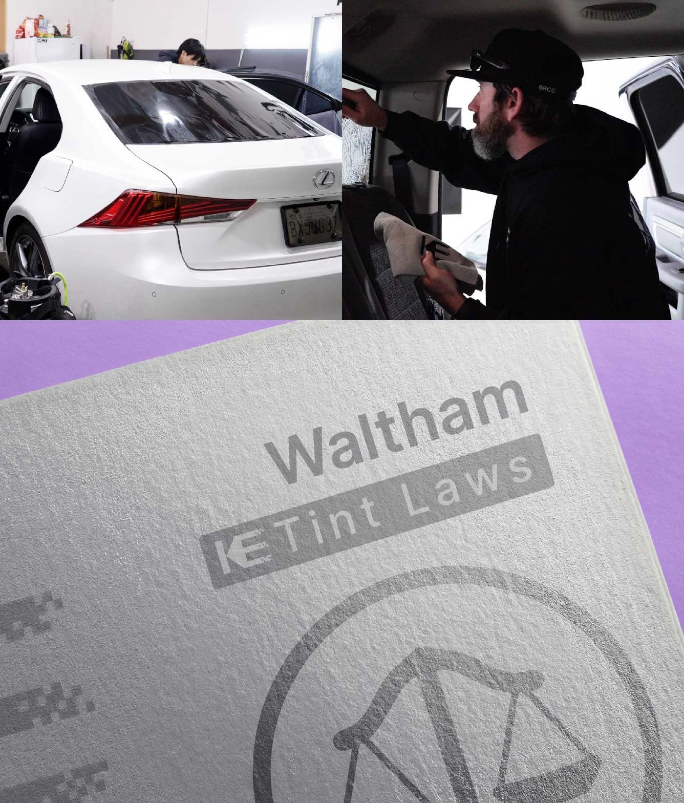 Window Tint Law Guide for Waltham Massachusetts