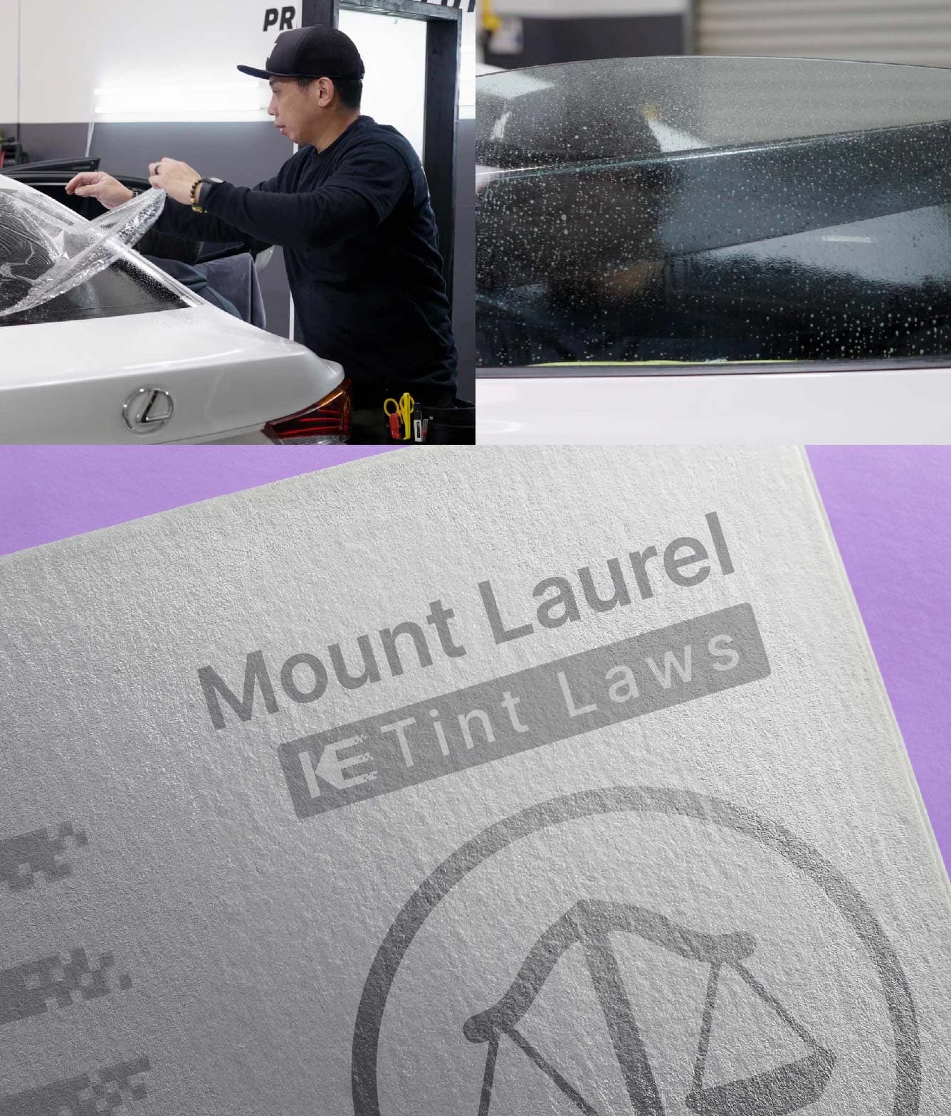 Window Tint Law Guide for Mount Laurel New Jersey