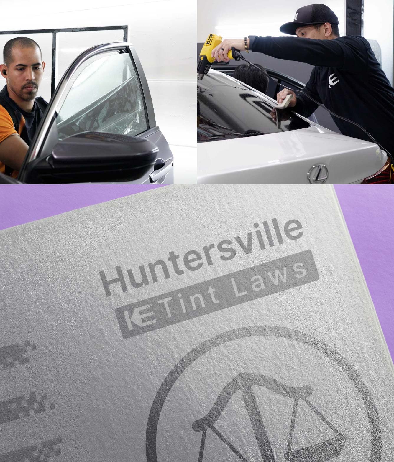 Window Tint Law Guide for Huntersville North Carolina