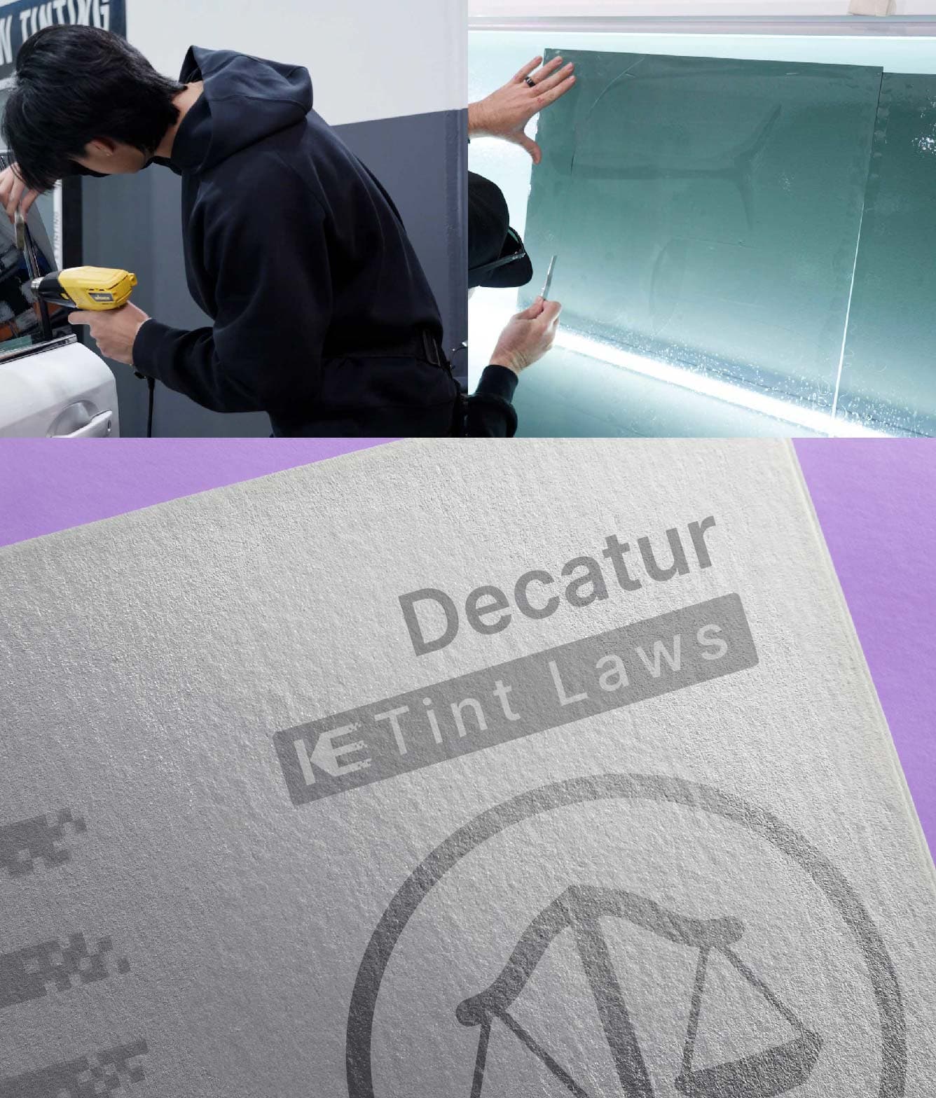 Window Tint Law Guide for Decatur Alabama