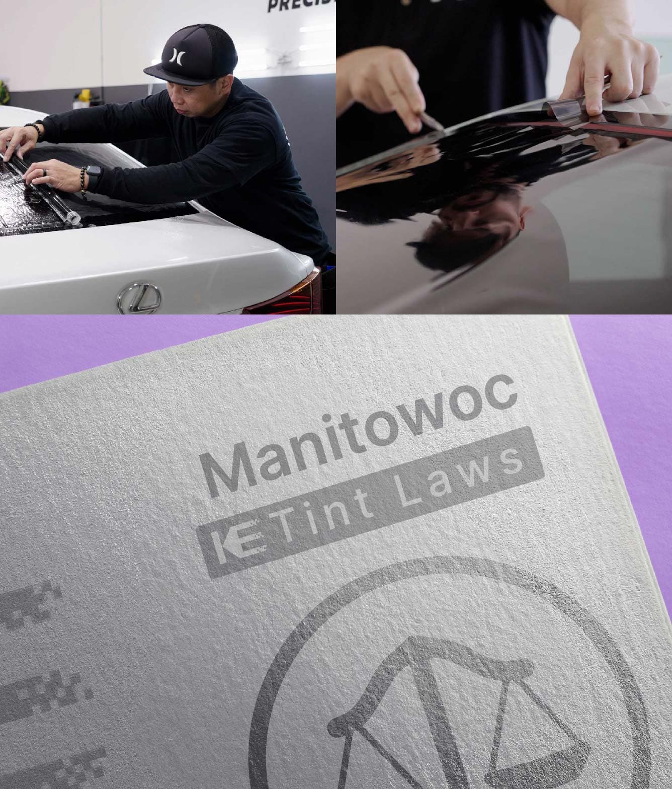 Window Tint Law Guide for Manitowoc Wisconsin