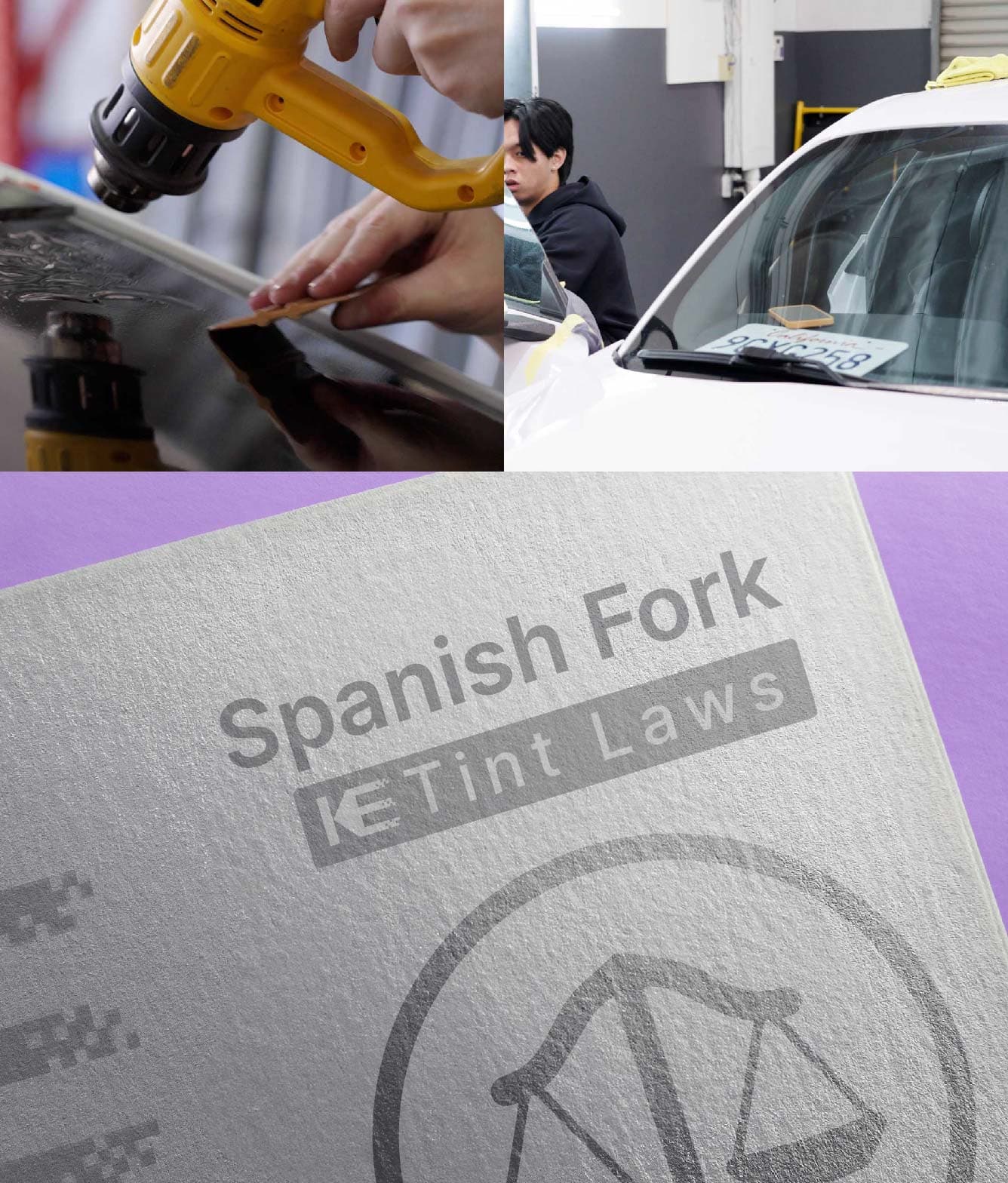 Window Tint Law Guide for Spanish Fork Utah