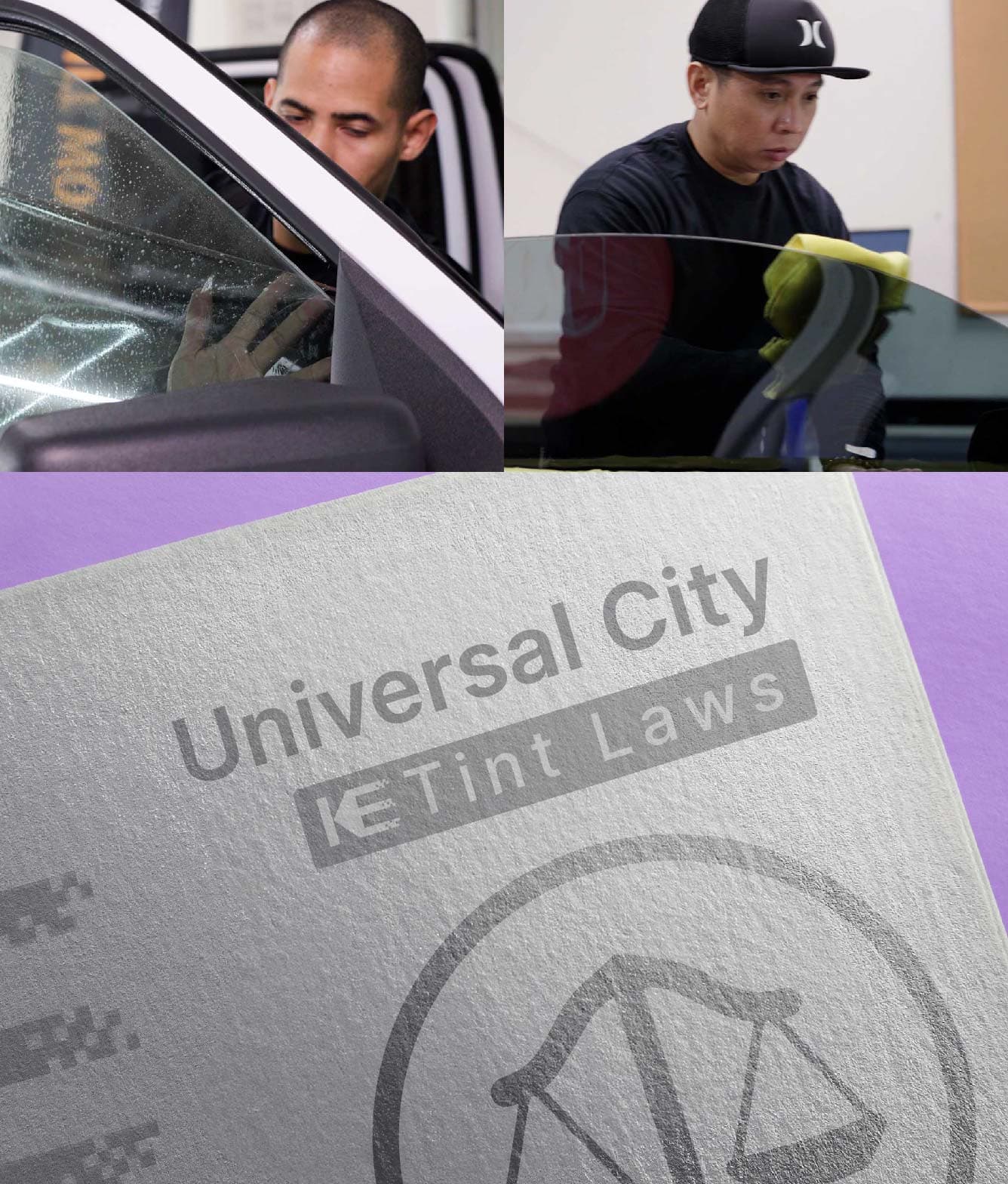 Window Tint Law Guide for Universal City California