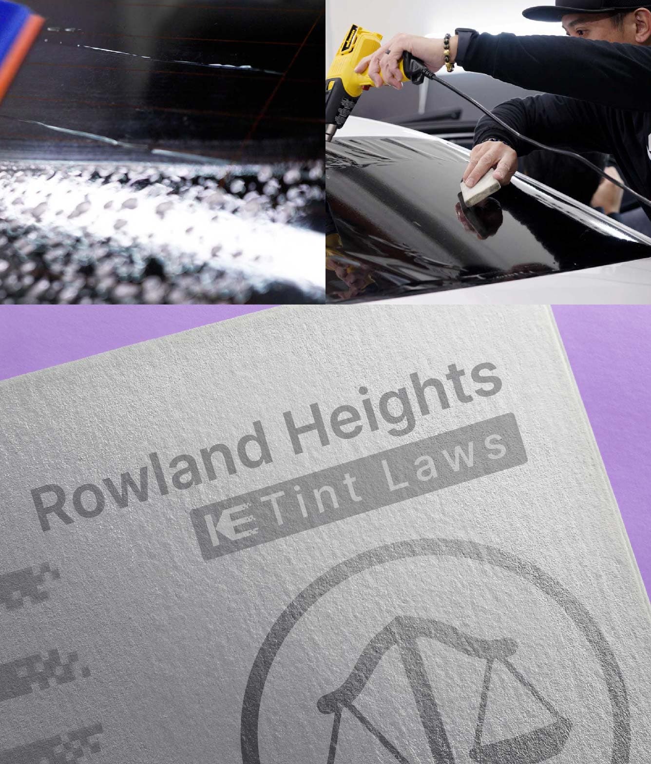Window Tint Law Guide for Rowland Heights California