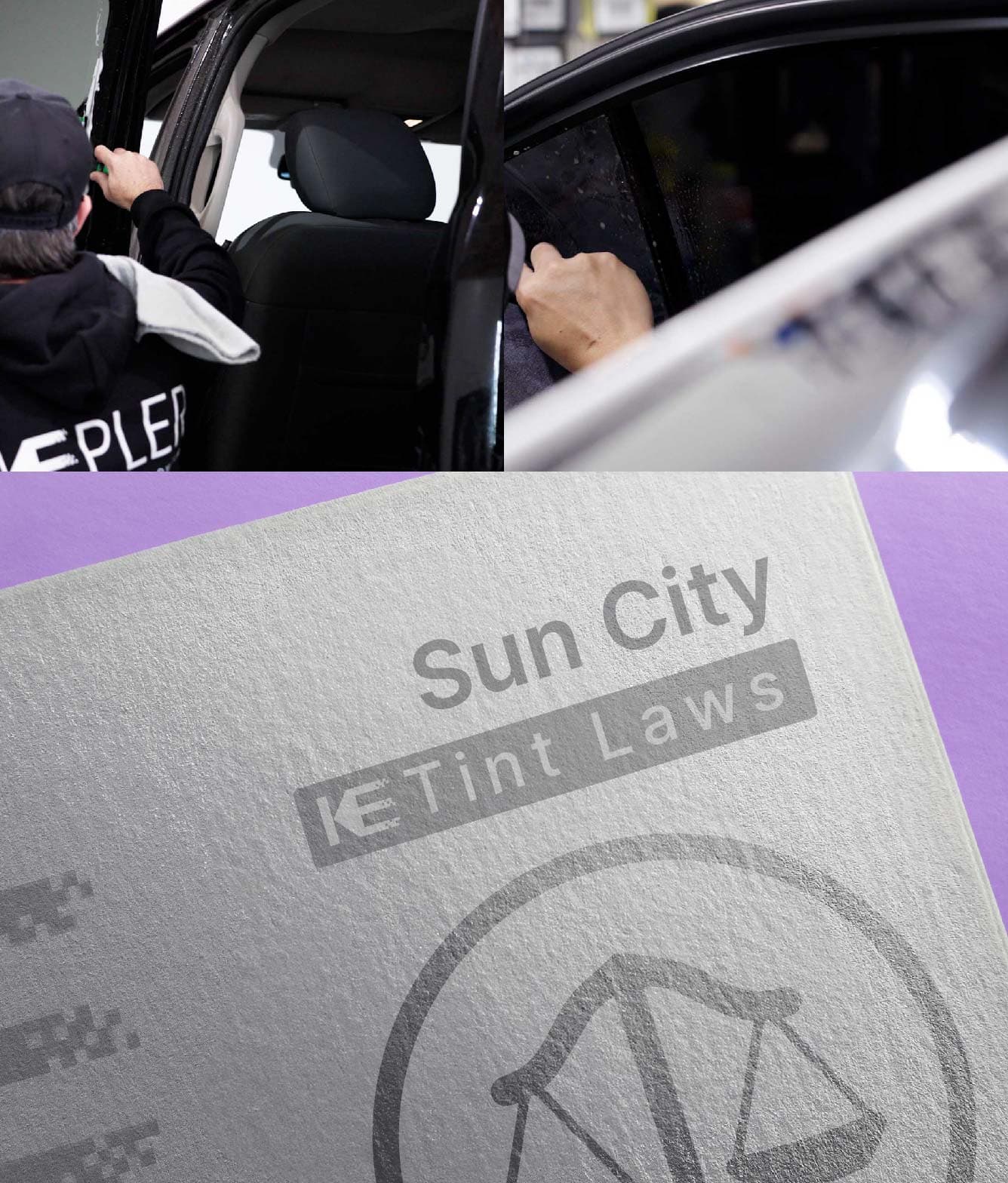 Window Tint Law Guide for Sun City California