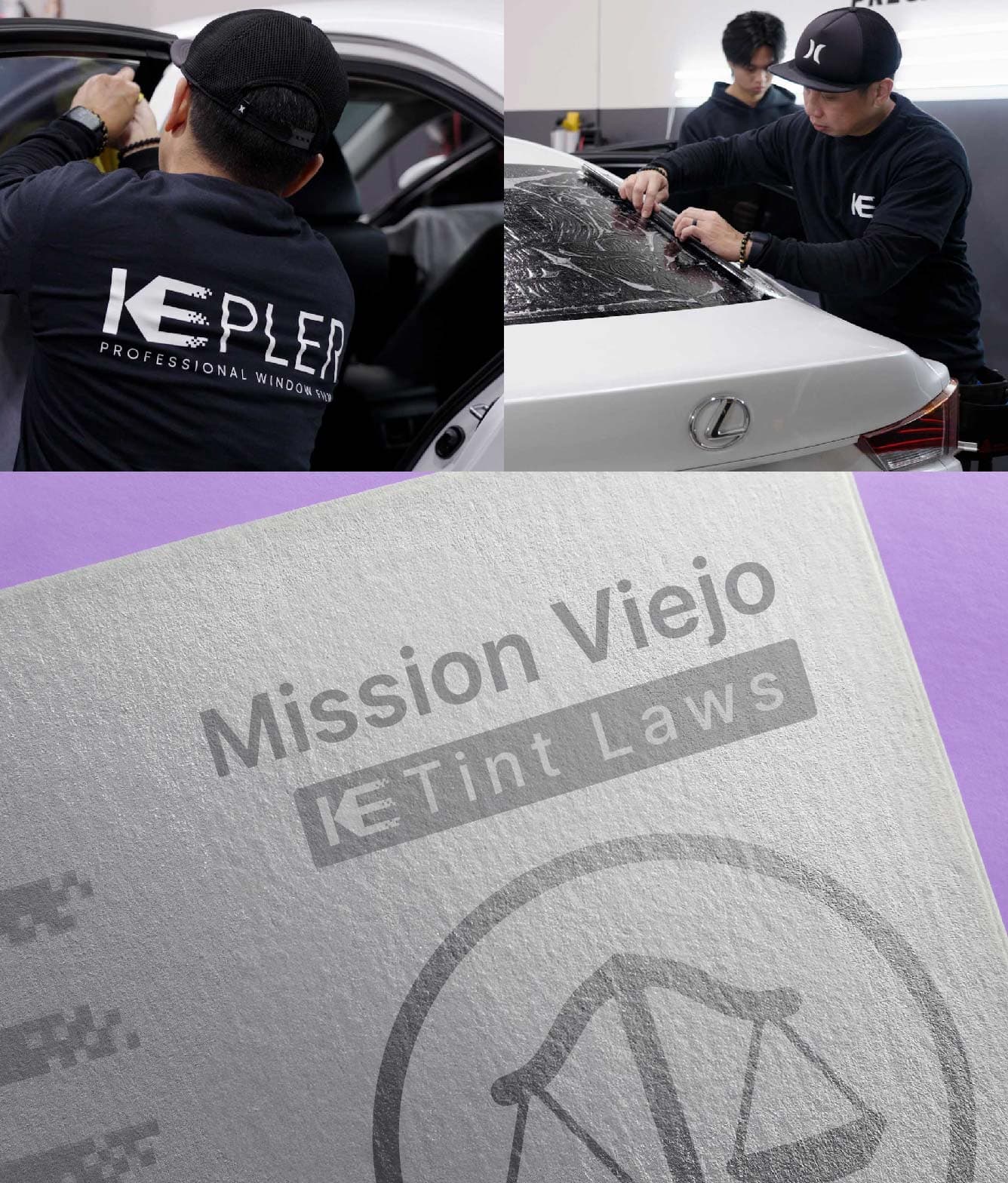 Window Tint Law Guide for Mission Viejo California