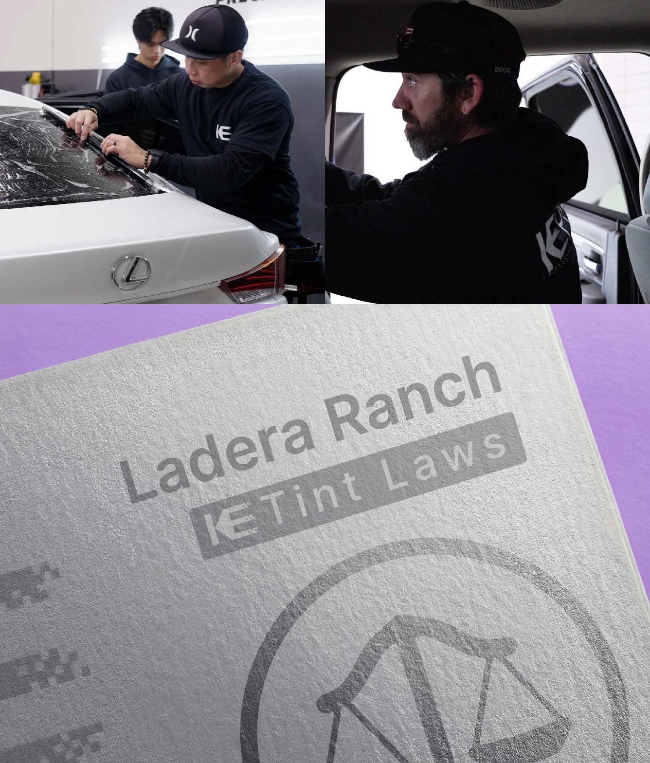 Window Tint Law Guide for Ladera Ranch California
