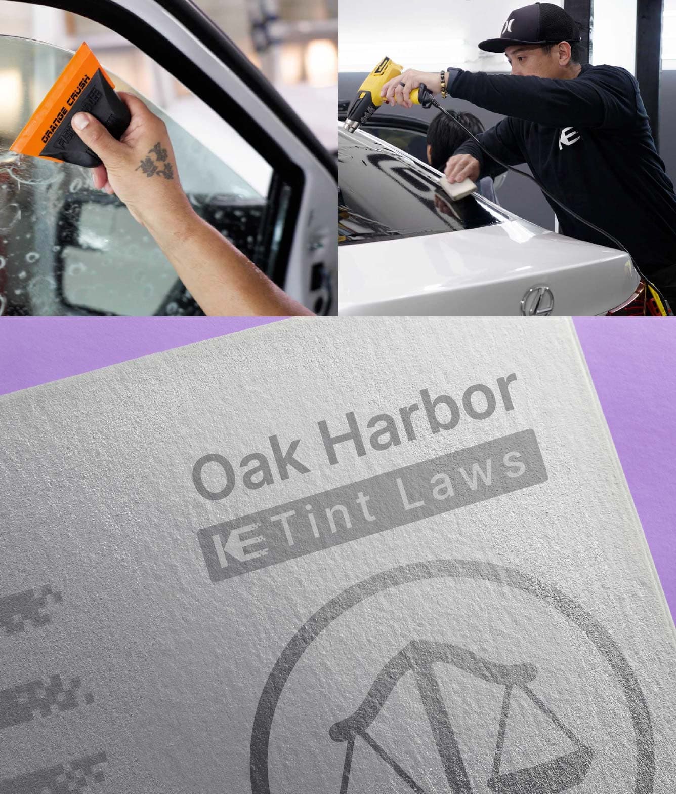 Window Tint Law Guide for Oak Harbor Washington