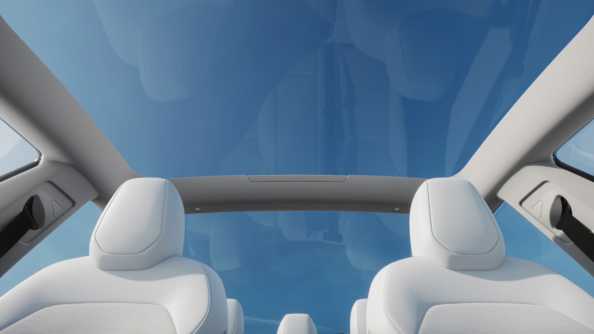 Tesla cabin interior protected by ceramic IR film