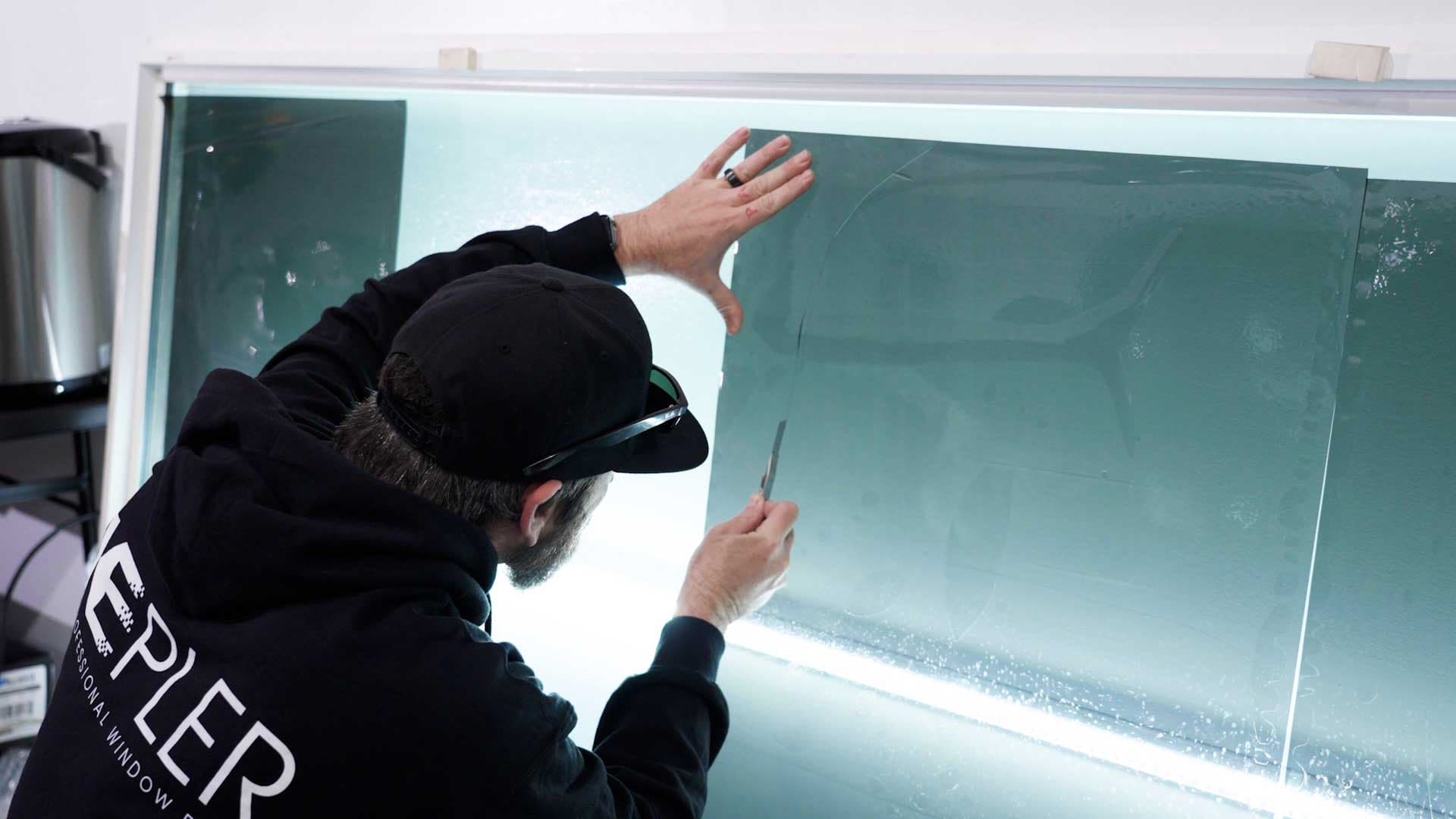 Kepler tint applied to a luxury SUV