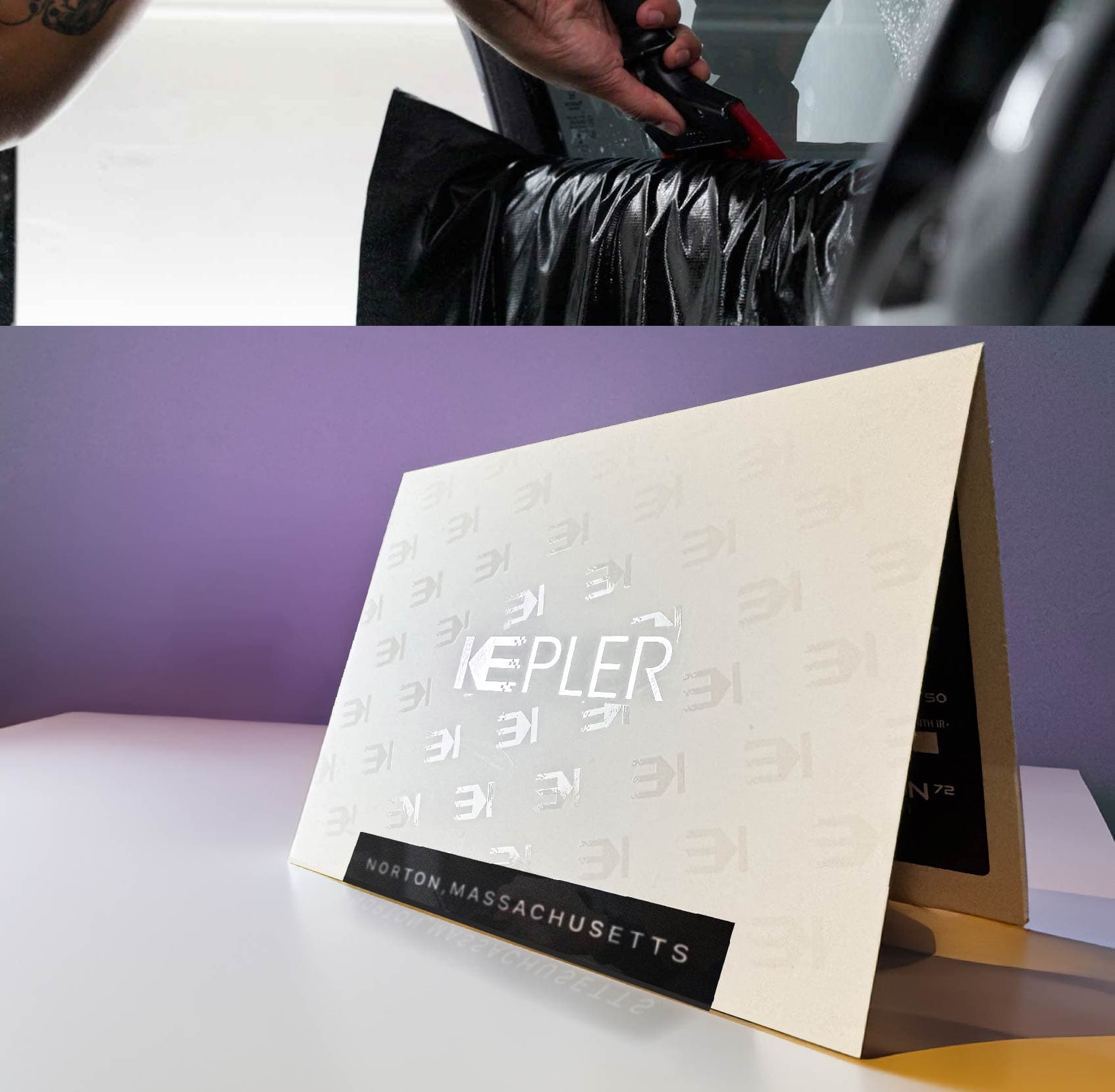 Expert Window Tinting Warranty Norton Specialist in Action