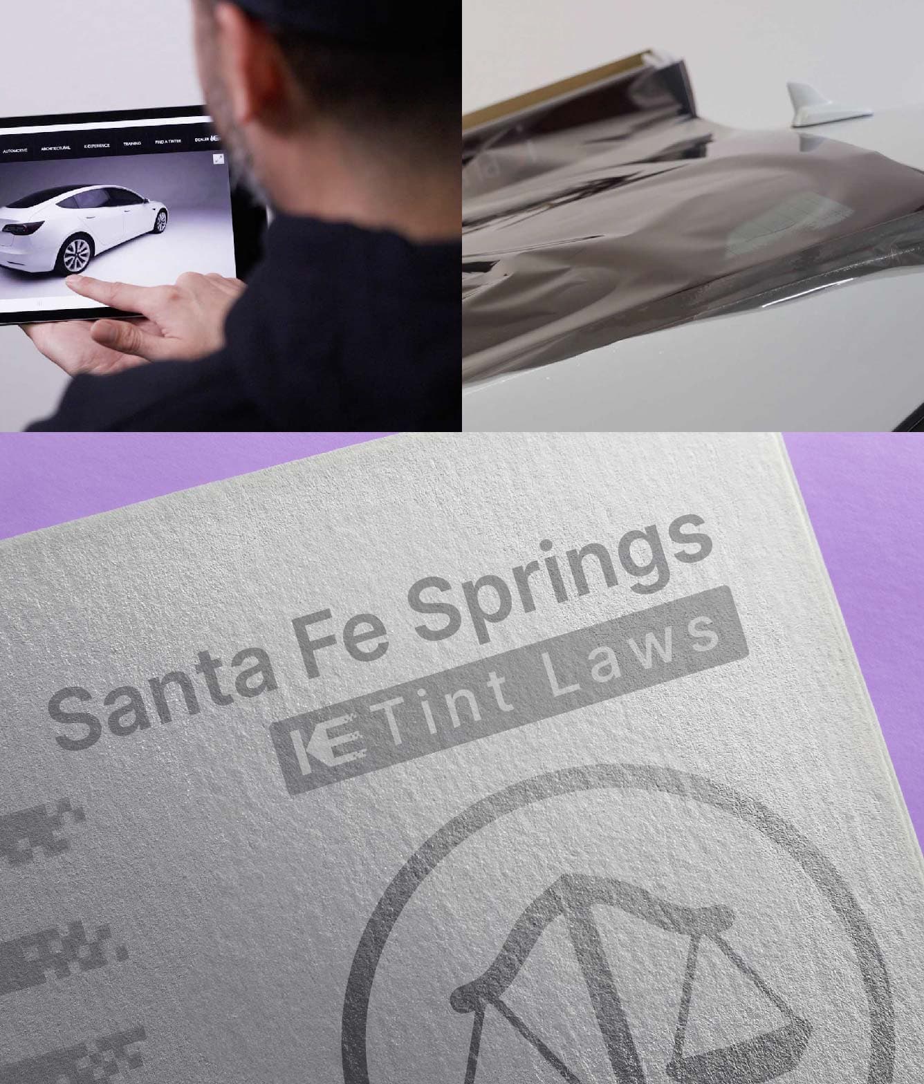 Window Tint Law Guide for Santa Fe Springs California